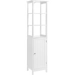 VASAGLE Floor Cabinet with Shelves White
