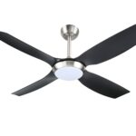 Devanti 52'' Ceiling Fan DC Motor w/Light w/Remote Black