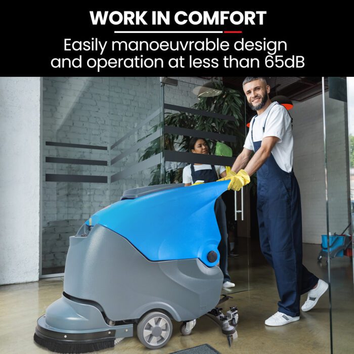 Auch FSH18 Floor Scrubber & Dryer, 490mm, Battery Powered, Walk Behind, Multi-purpose Commercial Grade Machine - Image 11