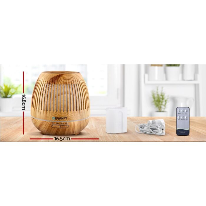 Devanti Aroma Diffuser Aromatherapy Humidifier 400ml - Image 3