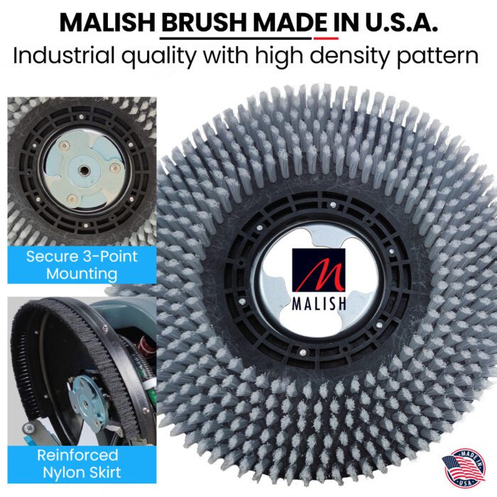 AUCH FSH14 Floor Scrubber & Dryer, 360mm, Battery Powered, Walk Behind, Multi-purpose Commercial Grade Machine - Image 4