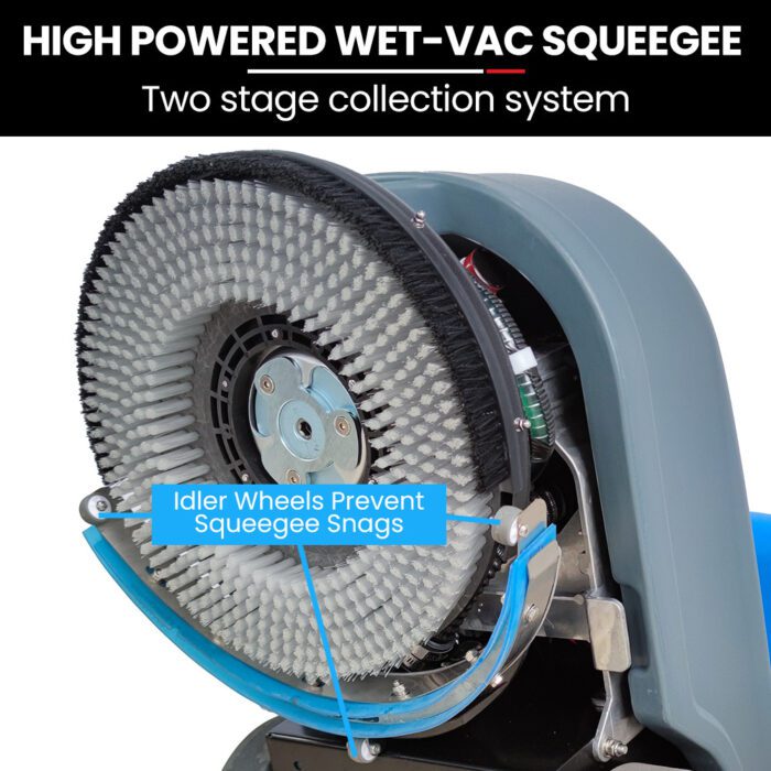 AUCH FSH14 Floor Scrubber & Dryer, 360mm, Battery Powered, Walk Behind, Multi-purpose Commercial Grade Machine - Image 5