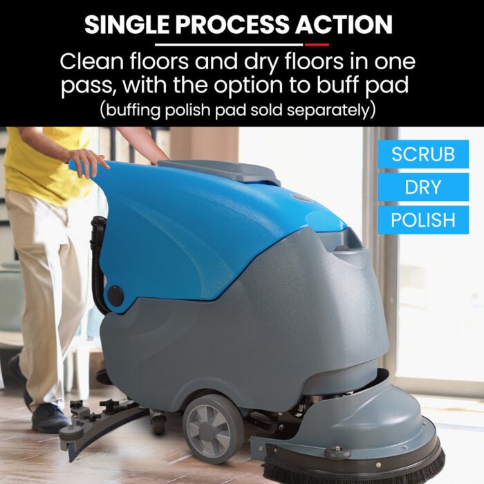 Auch FSH18 Floor Scrubber & Dryer, 490mm, Battery Powered, Walk Behind, Multi-purpose Commercial Grade Machine - Image 7