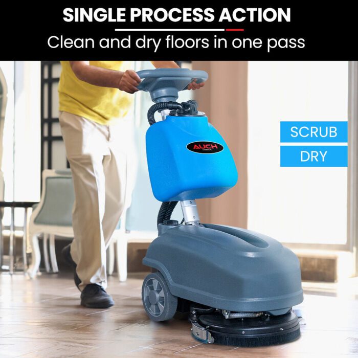 AUCH FSH14 Floor Scrubber & Dryer, 360mm, Battery Powered, Walk Behind, Multi-purpose Commercial Grade Machine - Image 8