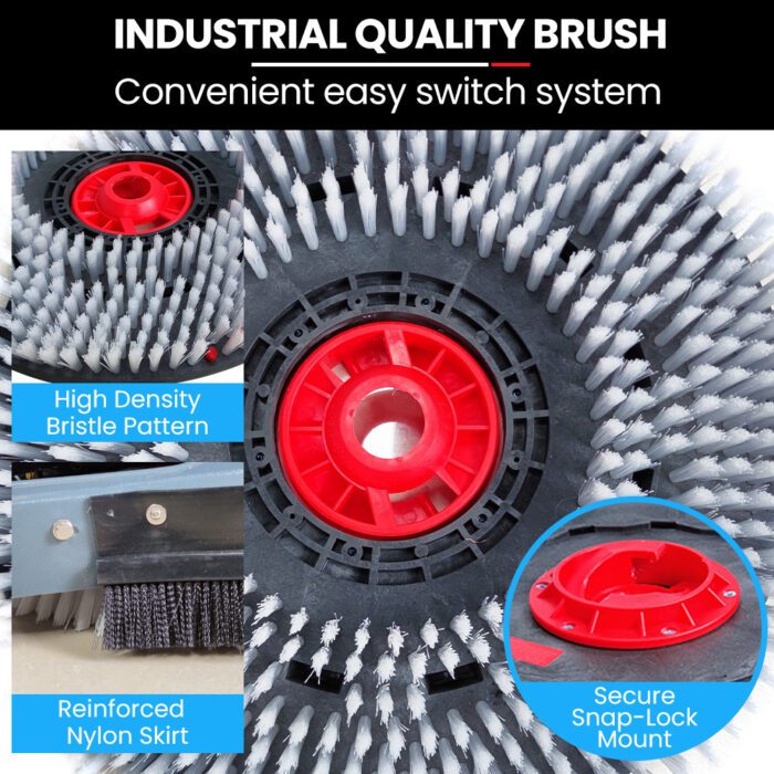 Auch FSH18 Floor Scrubber & Dryer, 490mm, Battery Powered, Walk Behind, Multi-purpose Commercial Grade Machine - Image 8