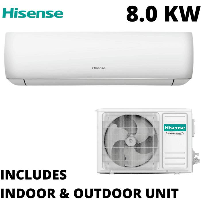 Hisense 8.0 KW V Series Reverse Cycle Air Conditioner Inverter AC (Indoor & Outdoor Unit) - Image 3