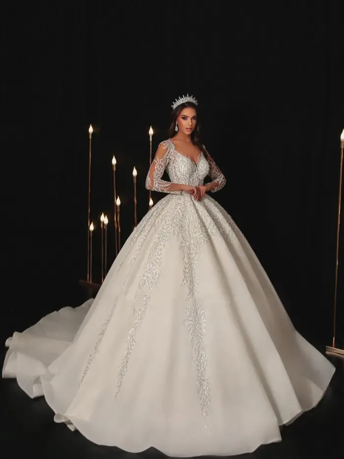 Lisa A-Line Bridal Gown - Image 3