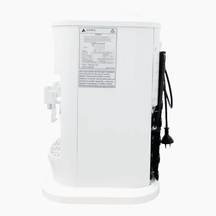 Luxurious White Hot and Cold Benchtop Water Cooler - LG Compressor - Image 4
