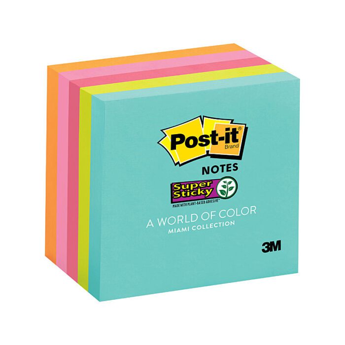 POST-IT 654-5SSMIA Miami 75X75 Pack of 5 - Image 2
