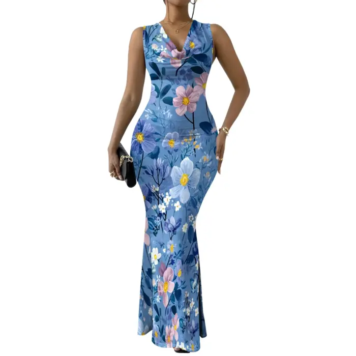 Patricia Cowl Neck Bodycon Dress - Image 2