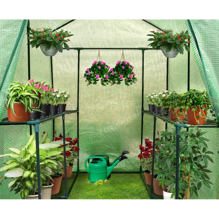 Green Fingers Walk in Greenhouse 4 Shelves - Image 4