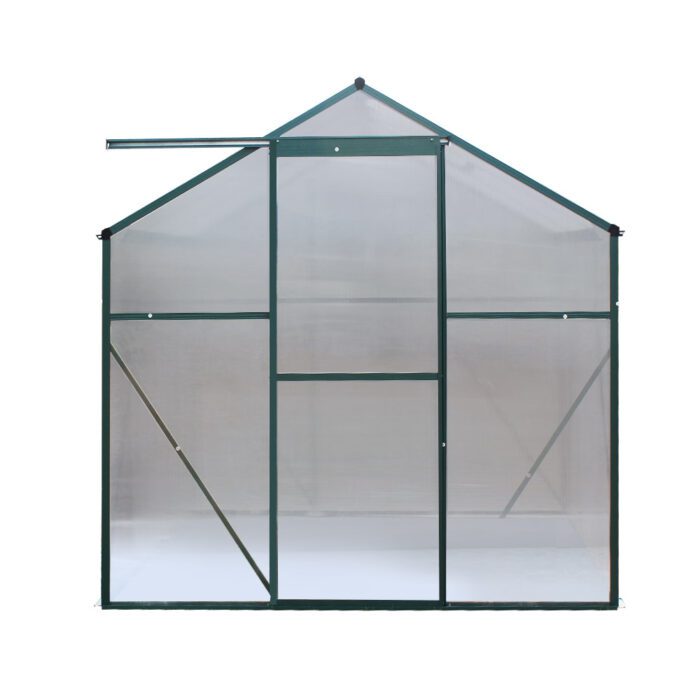 Green Fingers Greenhouse Aluminium Polycarbonate Green House - Image 4