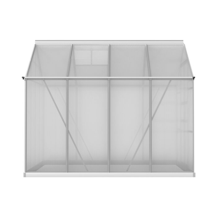 Green Fingers Greenhouse Aluminium Double Doors Green House Garden Shed - Image 4