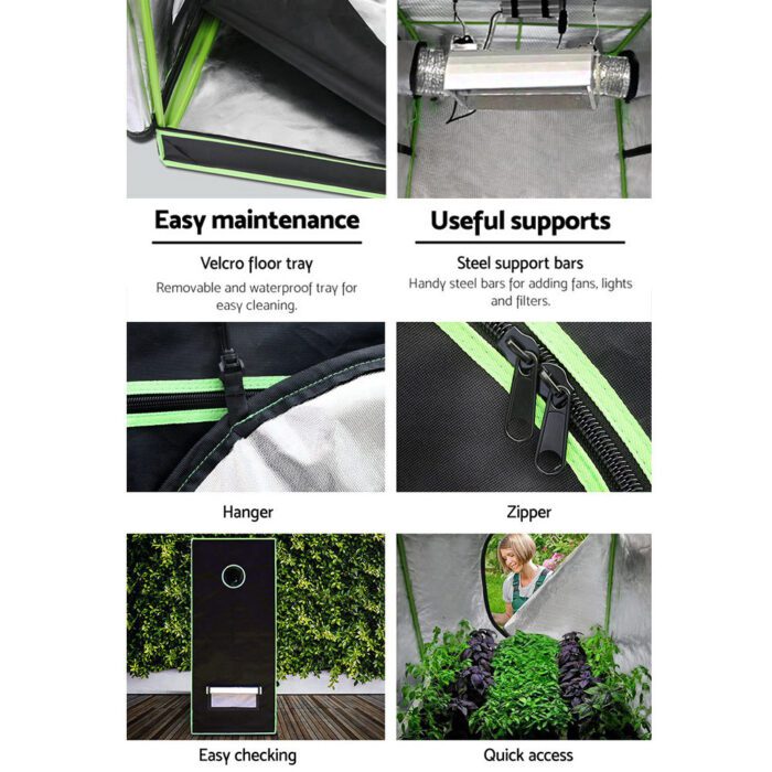 Green Fingers Grow Tent Hydroponics Kit Indoor Plant Room System - Image 6