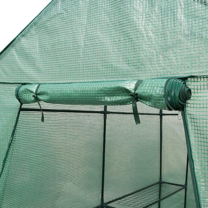 Green Fingers Walk in Greenhouse 4 Shelves - Image 7