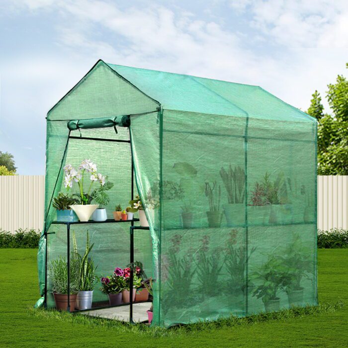 Green Fingers Walk in Greenhouse 4 Shelves - Image 8